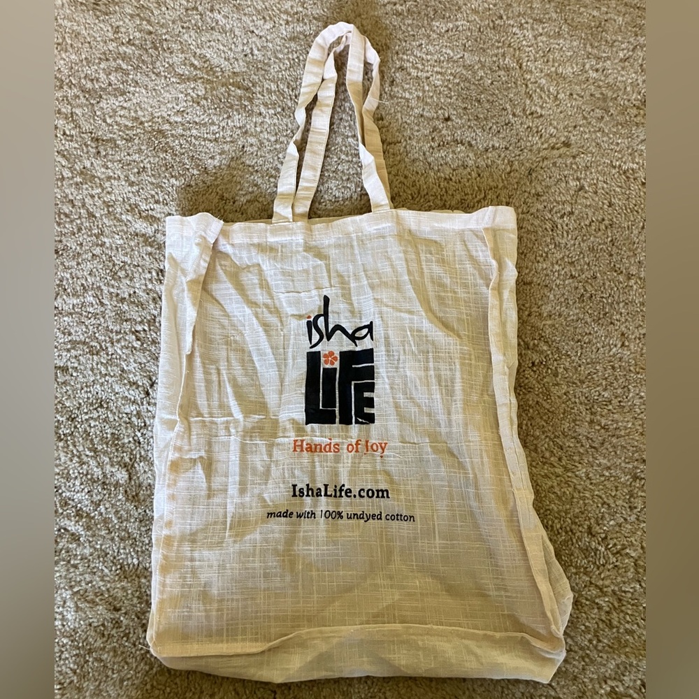 Isha Life Inner Engineering Cotton Tote Bag
